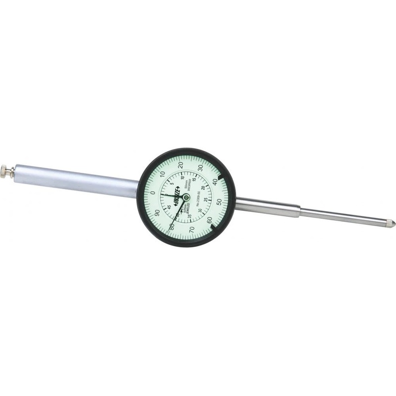 Insize Dial Indicator 50mm Flat Back | 2309-50D