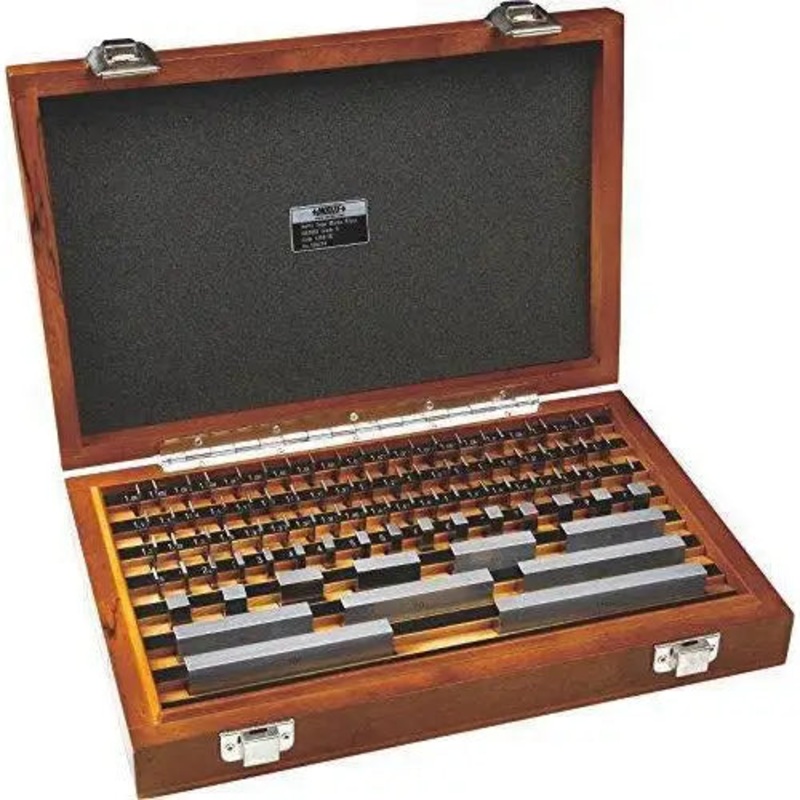 INSIZE Gauge Block Set 4100-147 | 47-Piece Grade 2 Alloy Steel