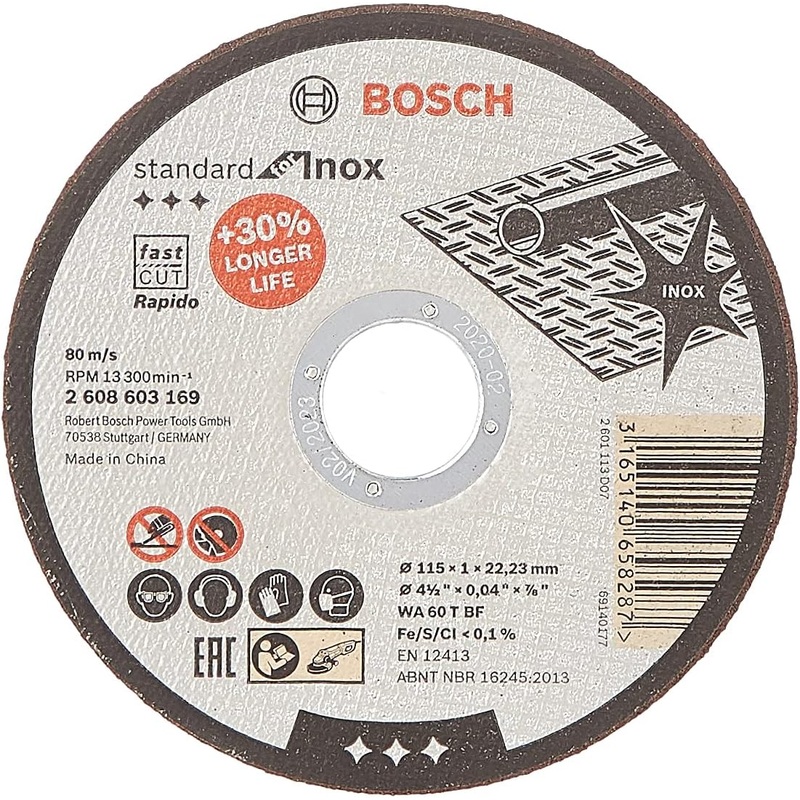 Cutting Disc Standard for Inox Rapido 115x1x22.23mm