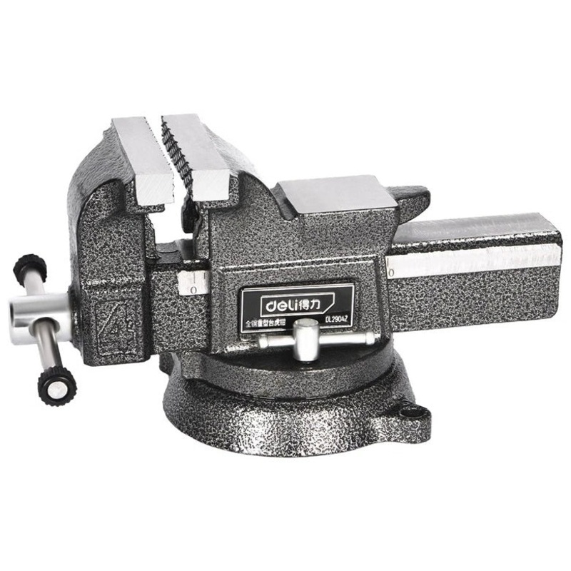 Deli 4-Inch Heavy-Duty Bench Vice | DL2904Z