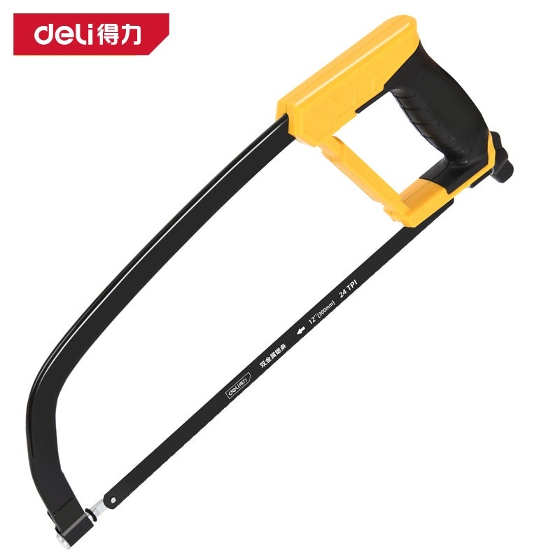 Deli DL353012 12-Inch Flat Steel Hacksaw Frame