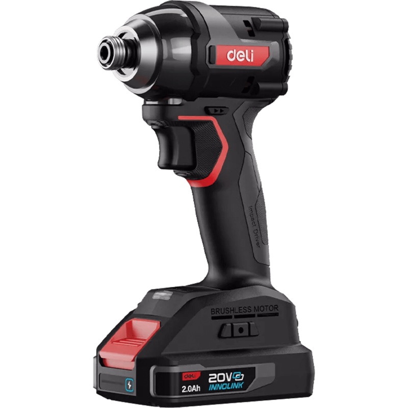 Deli EDE-QZ20-1 20V Brushless Cordless Heavy Impact Drill
