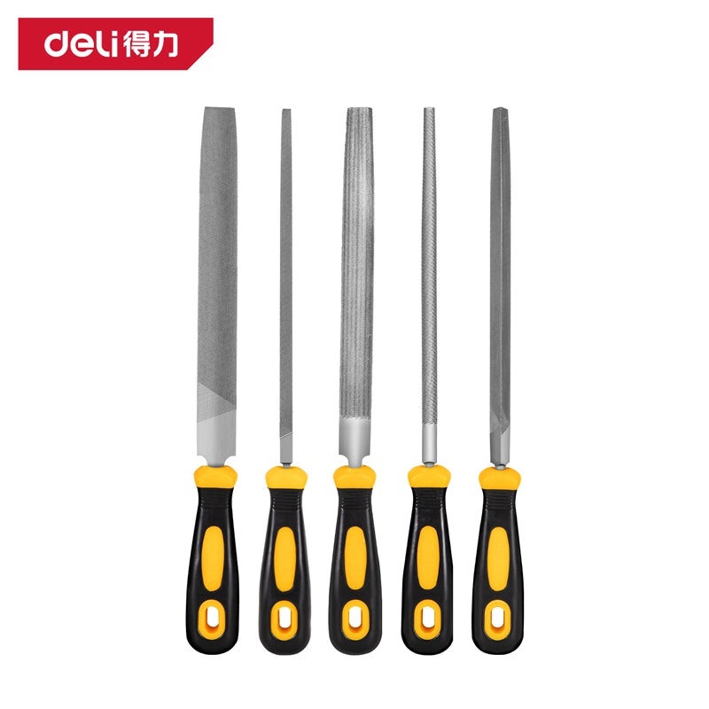 Deli Medium-Tooth File Se, 8 Inches | DL352085