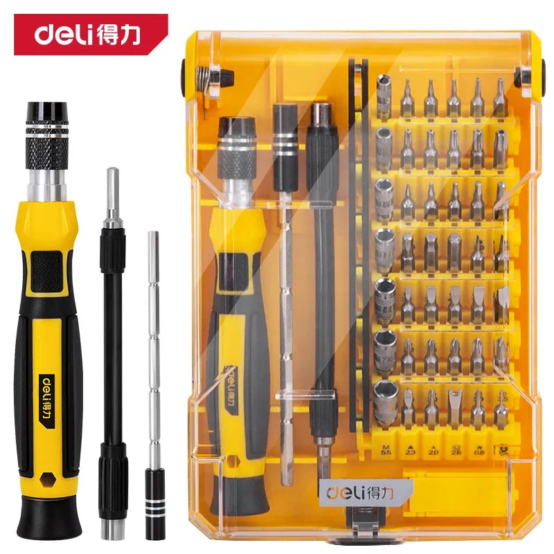 Deli Precision Screwdriver Set, 45-Piece | DL1045D