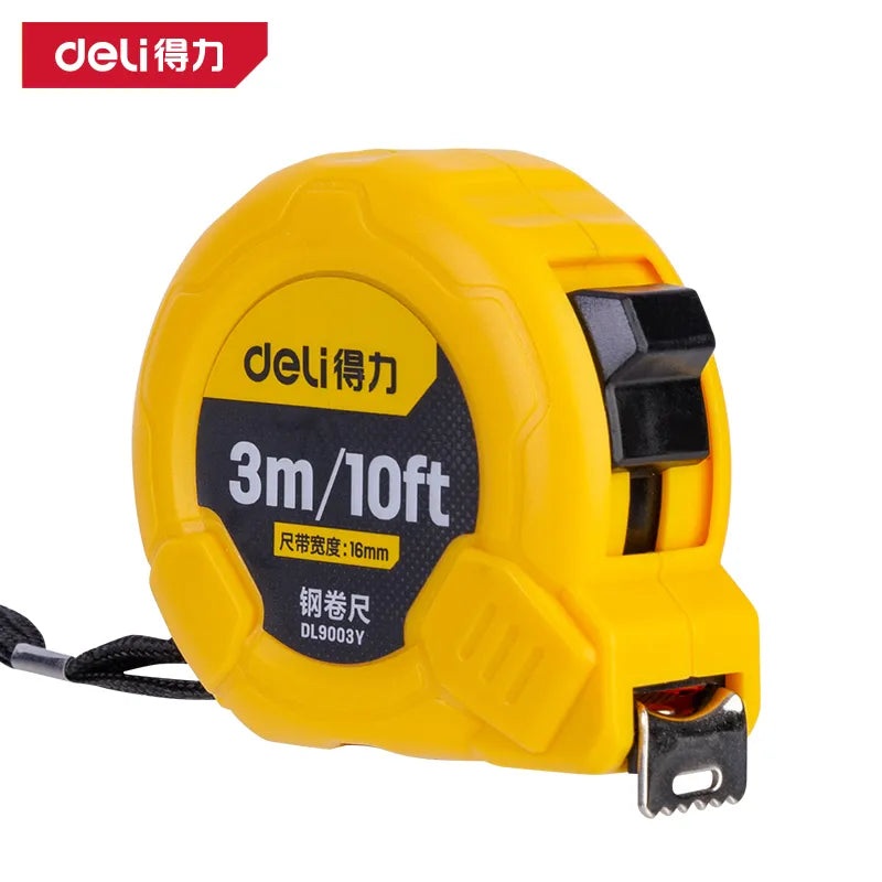 Deli Steel Tape Measure 3m x 16mm | DL9003Y