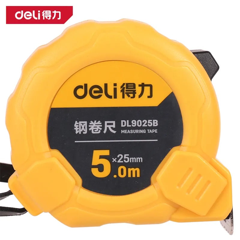 Deli Steel Tape Measure 5m x 25mm | DL9025B