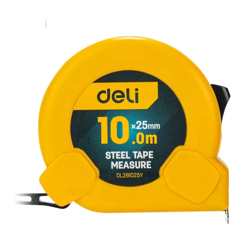 Deli Tools Measuring Tape 10m x 25mm | DL281025Y