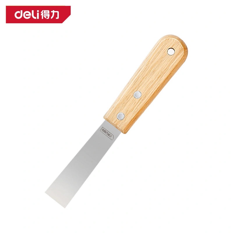 Deli Wooden Handle Putty Knife 1-Inch | DL-HD1C