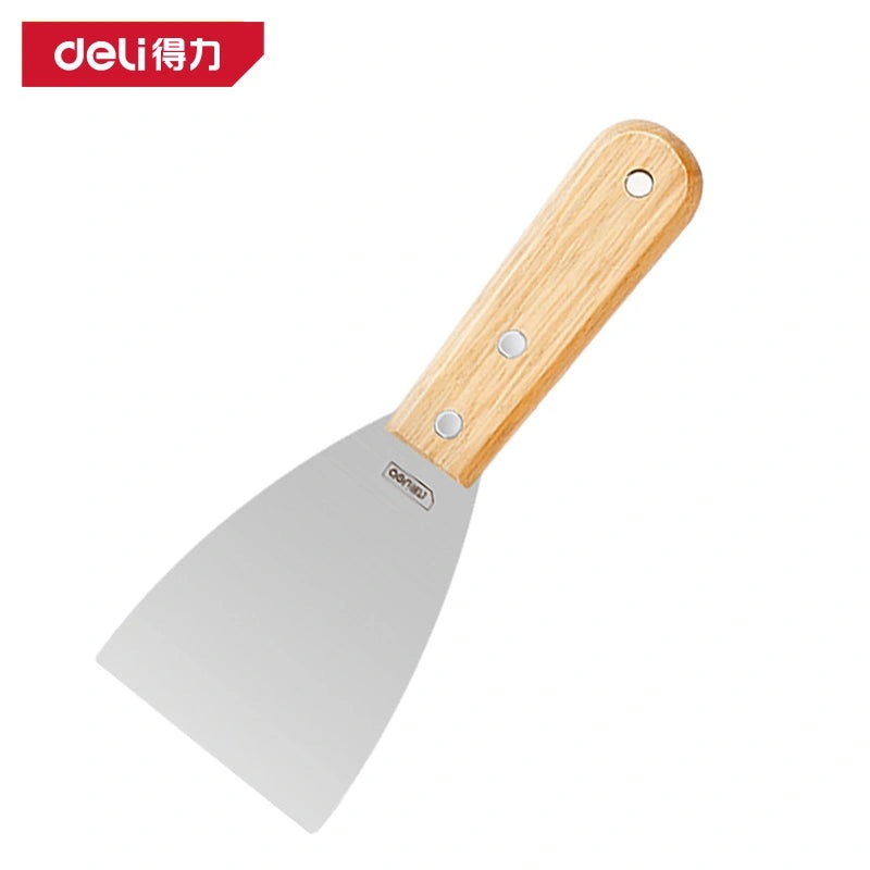 Deli Wooden Handle Putty Knife 3-Inch | DL-HD3C