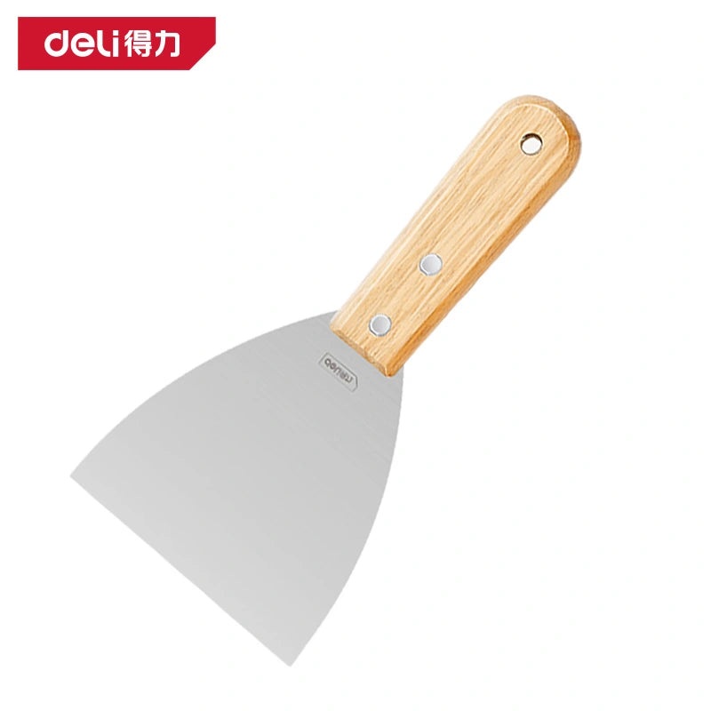 Deli Wooden Handle Putty Knife 4-Inch | DL-HD4C