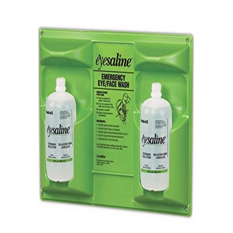 Backboard of Honeywell Eyewash - 2 Bottles 32 oz each | 32-000455-0000