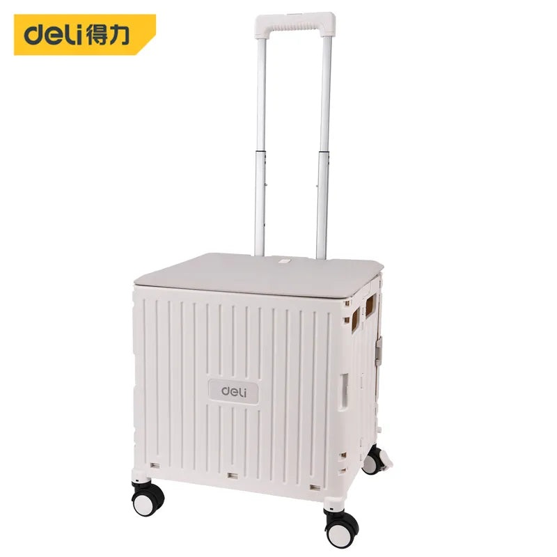 Deli Foldable Trolley Cart with 4 Swivel Wheels | DL431004A