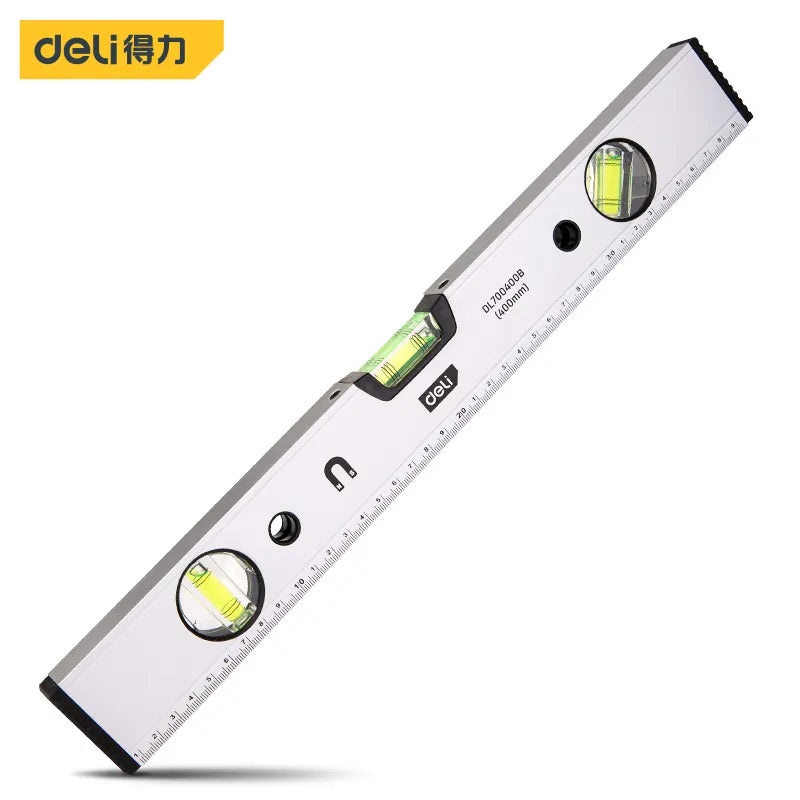 Deli Spirit Level 400mm Oxidized Aluminum | DL700400B