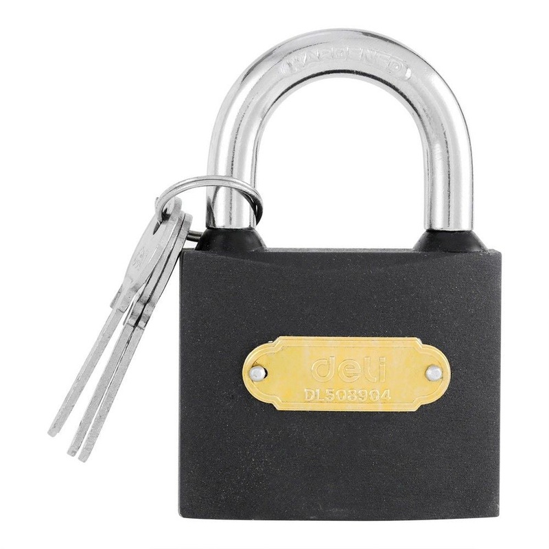 Deli Tools DL508904 Steel Padlock