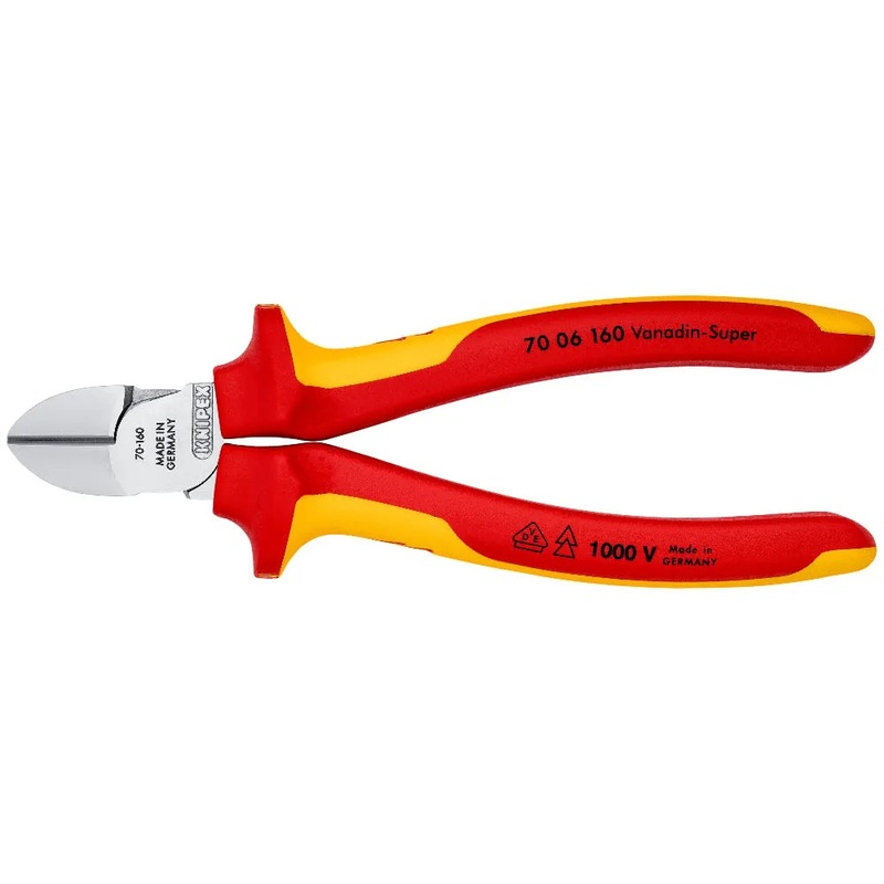 KNIPEX Diagonal Cutter with VDE Insulation | 160 mm