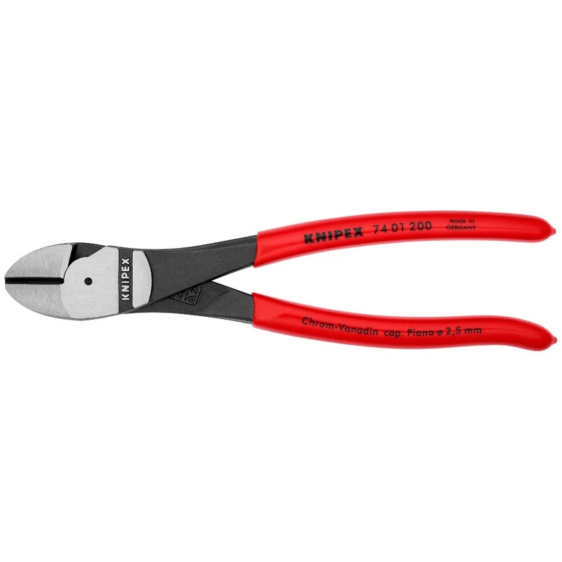 KNIPEX High Leverage Diagonal Cutter 200 mm | 74 01 200
