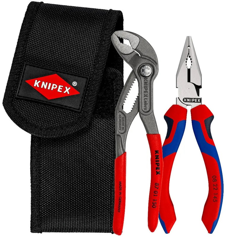 Knipex Mini Pliers Set in Belt Tool Pouch | 00 20 72 V02