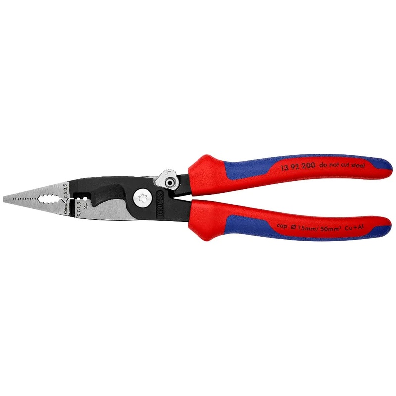 Knipex Pliers for Electrical Installation 200mm | 13 92 200