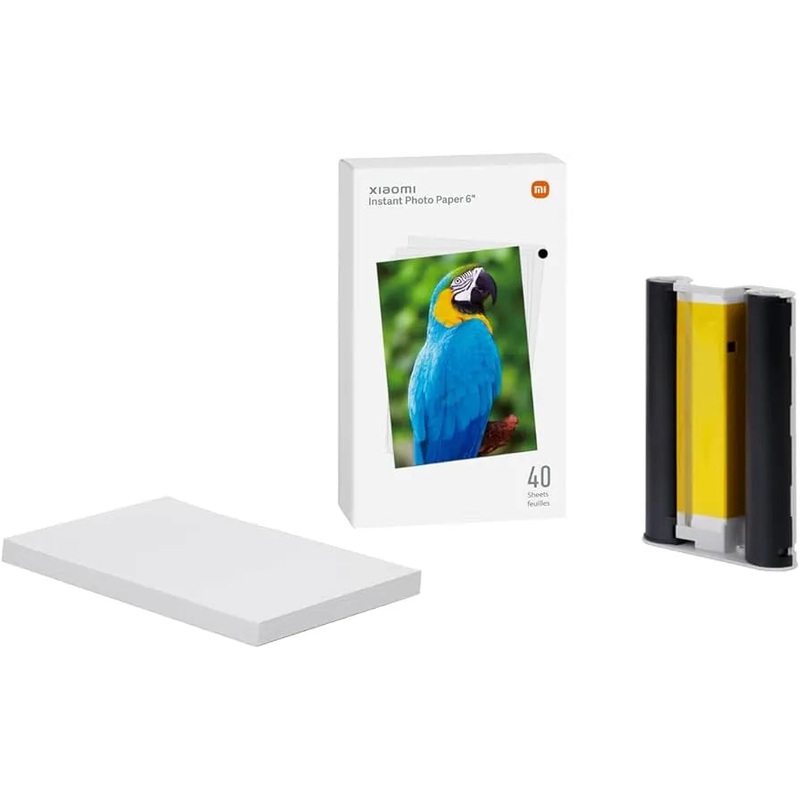 Xiaomi Instant Photo Paper 6 Inch 40 Sheets | High Quality Glossy Paper for Xiaomi Instant Printer 1S