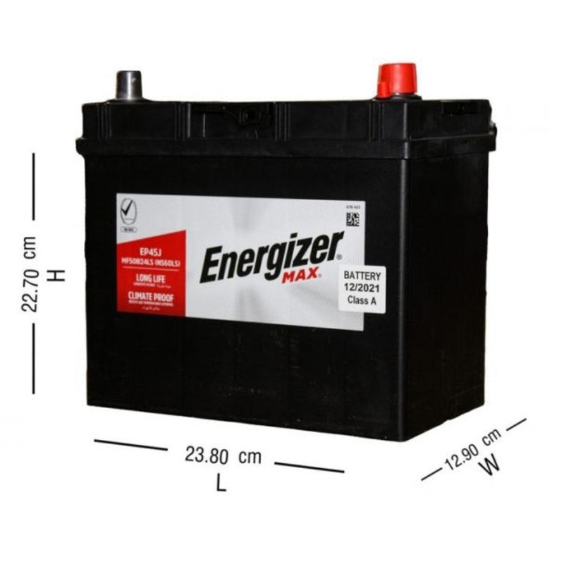 Car Battery-45 Amp High Reverse Left