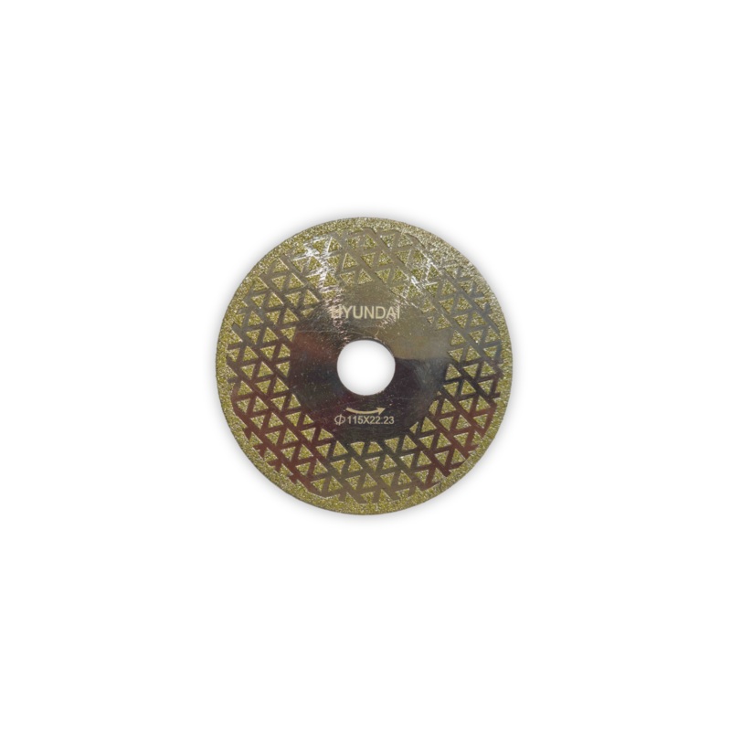 Hyundai Electroplated Double Side Triangle Diamond Disc M14  115mm / 180mm
