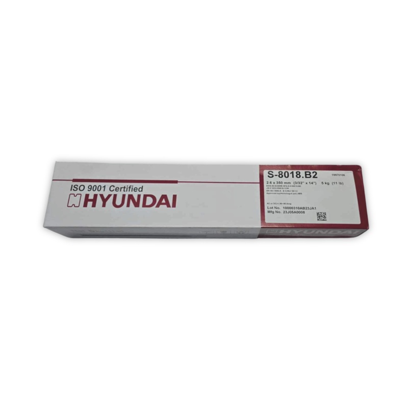 Hyundai Low-Hydrogen Welding Electrode 2.6mm 5kg Pack | S-8018.B2