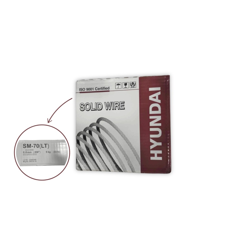 Hyundai SM-70 Solid Welding Wire | 1.0mm