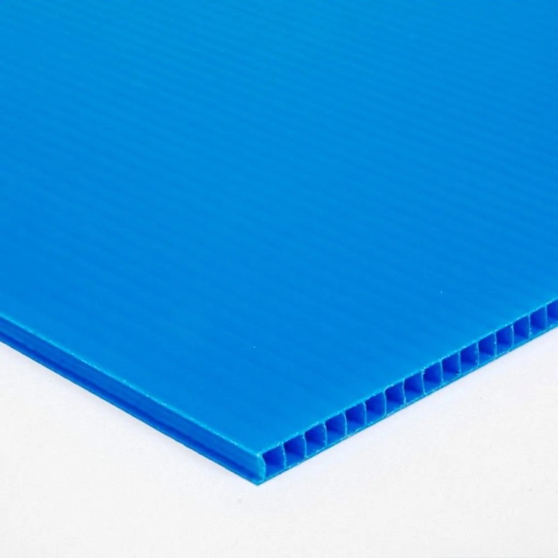 Polypropylene (PP) Sheet  4mm Thick, 1m x 2m  Blue