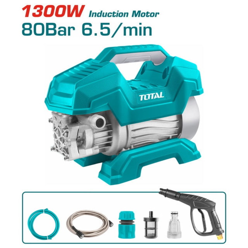 TOTAL High pressure washer 1.300W / 80 bar (TGT11216)
