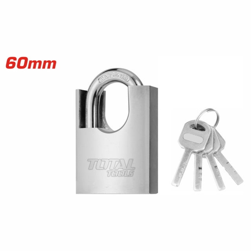 TOTAL Anti-prying steel padlock 60mm (TSLK35601)