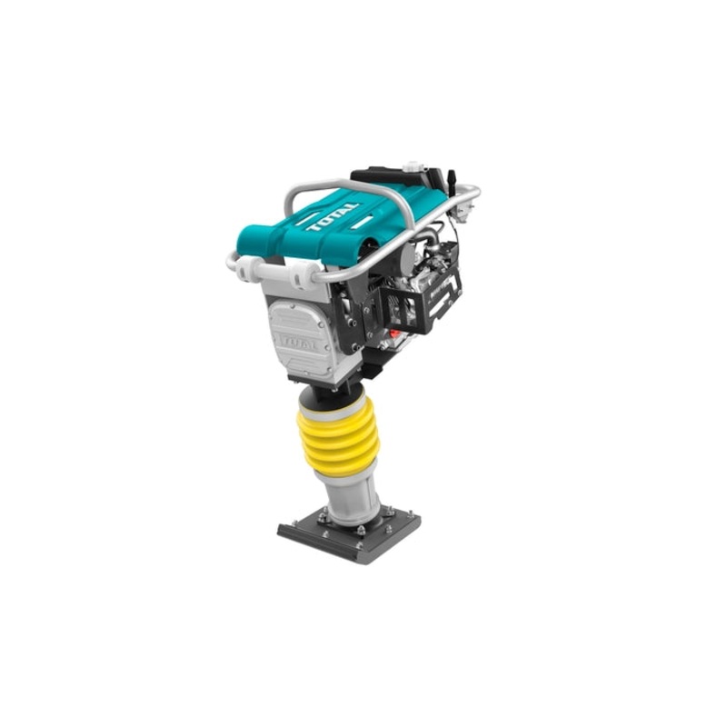 Total Gasoline Tamping Rammer TP880-2 - 4.8Kw Power, 10kN Impact Force, Lightweight at 79kg, Perfect for Construction & Landscaping!