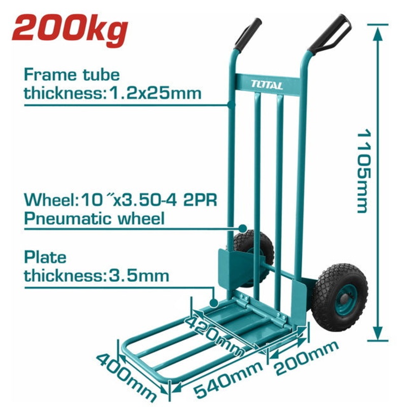TOTAL HAND TROLLEY 200Kg (THTHT20771)
