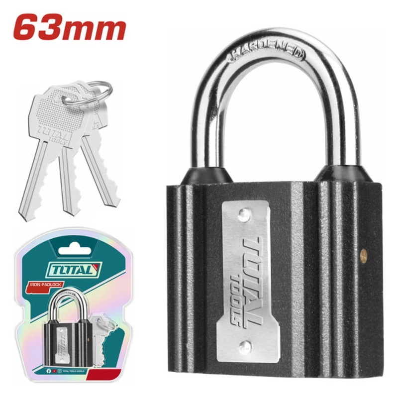 TOTAL IRON PADLOCK 63mm (TLK31631)