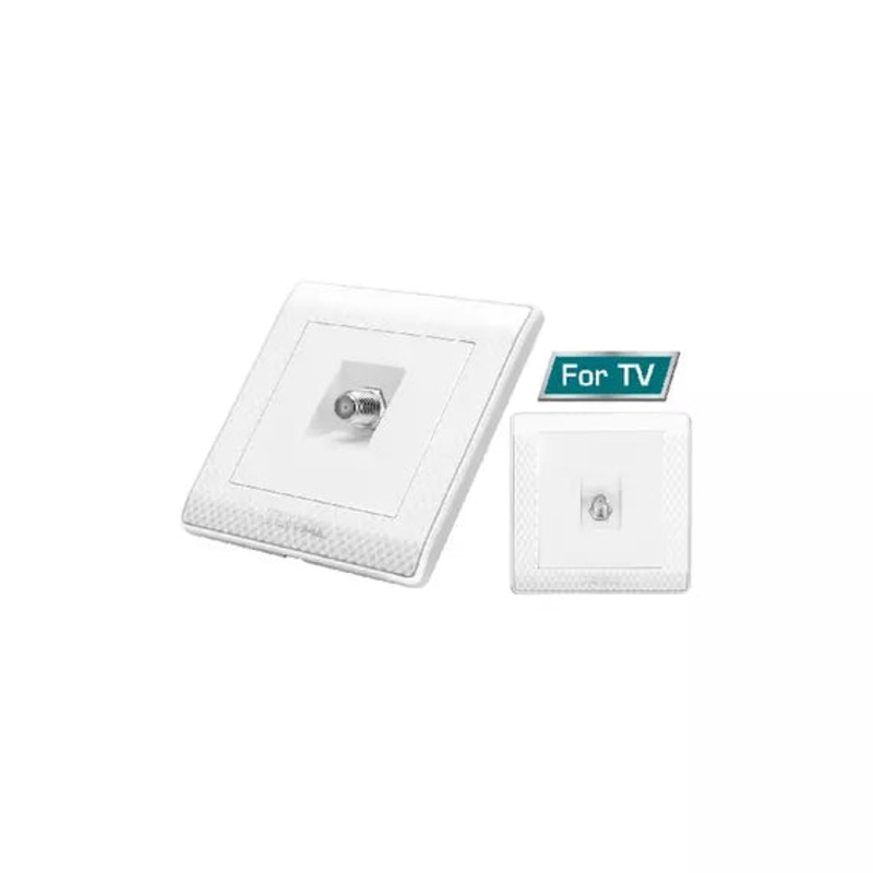 Total Socket Cable TV 86 x 86mm THESST401TV