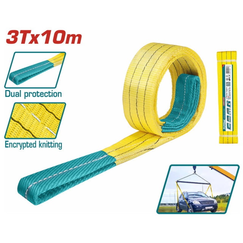 TOTAL Webbing Sling 3T / 10m / 90mm (THTWS0310)