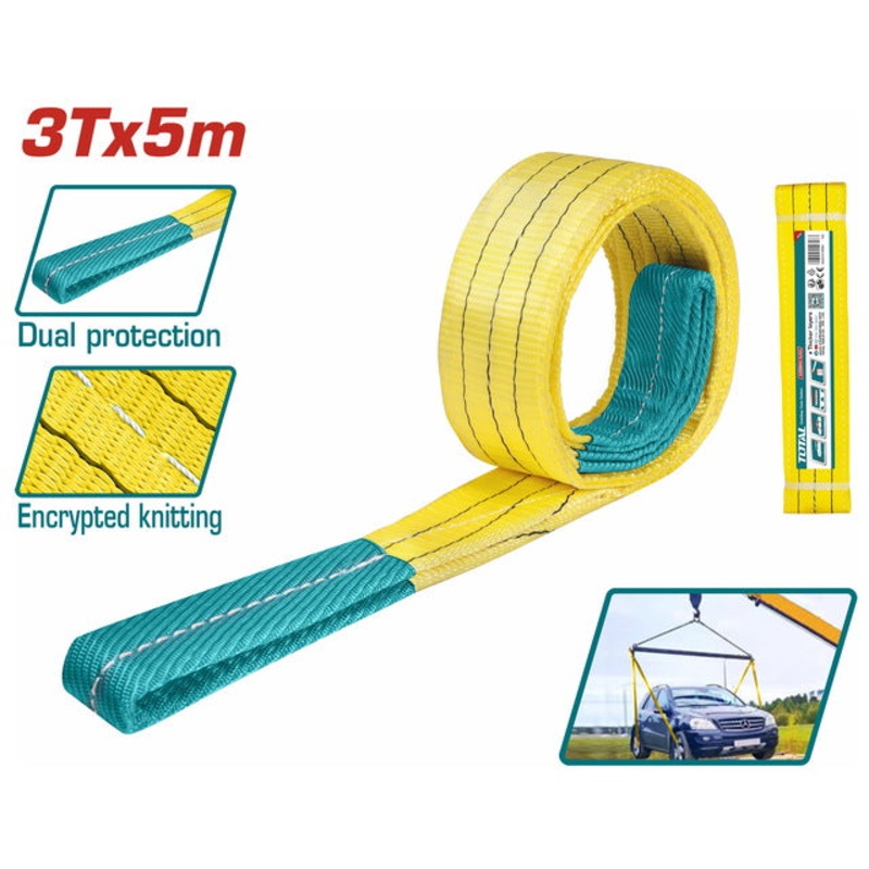 TOTAL Webbing sling 3T / 5m / 90mm (THTWS0305)