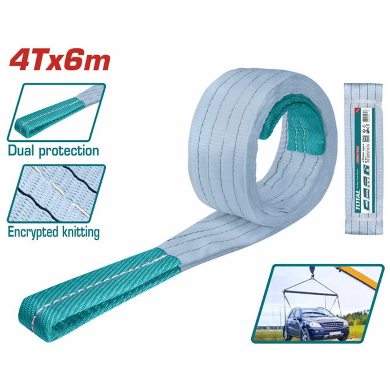 TOTAL Webbing Sling 4T / 6m / 120mm (THTWS0406)