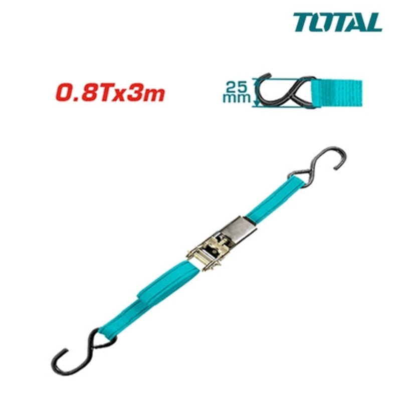 Strap 0.8T x 3m S Hook TOTAL THTRS08302
