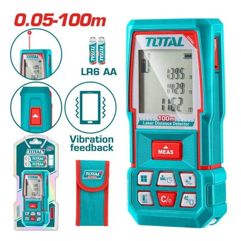 Total Elect Laser Distance Detector 100m - TMT51036