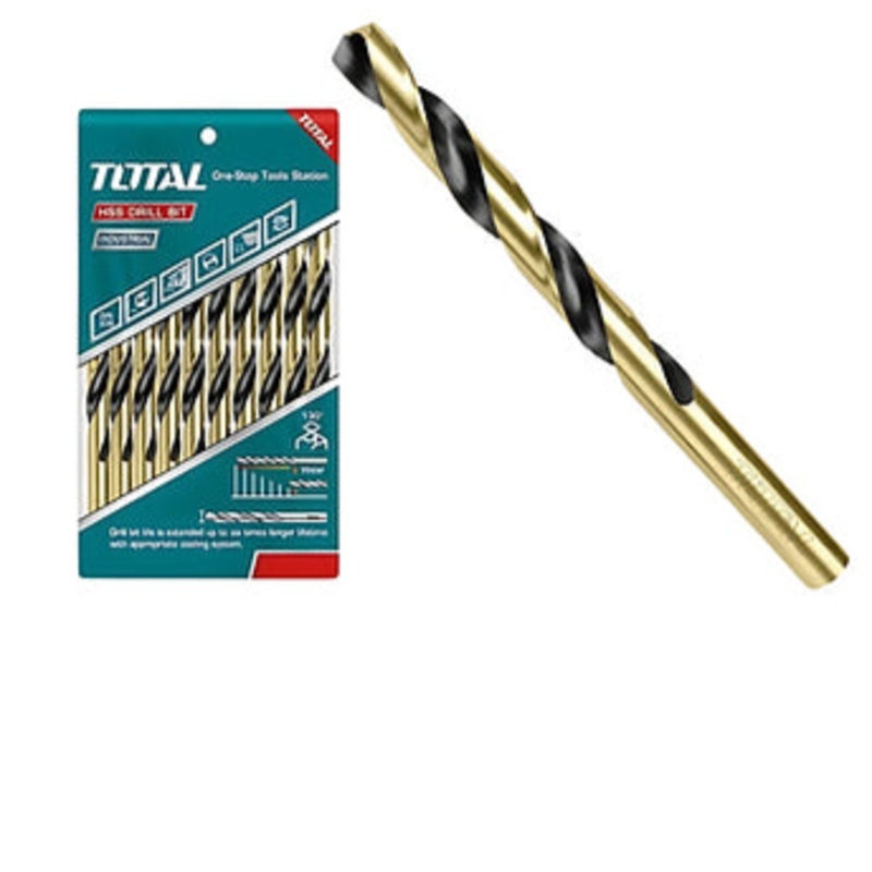 Total Tools 10 pcs HSS Drill Bit 6.5mm
