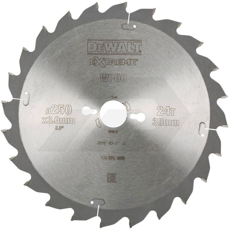 DEWALT Mitre Saw Blade 216mm 24 Teeth