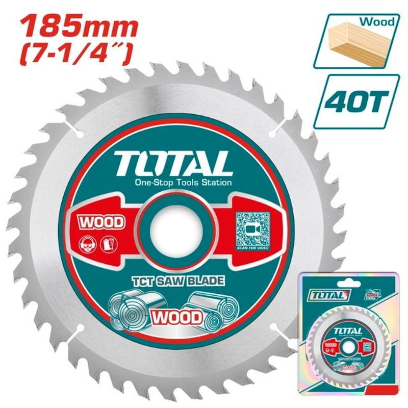 TOTAL TCT SAW BLADE 185mm (TAC231415)