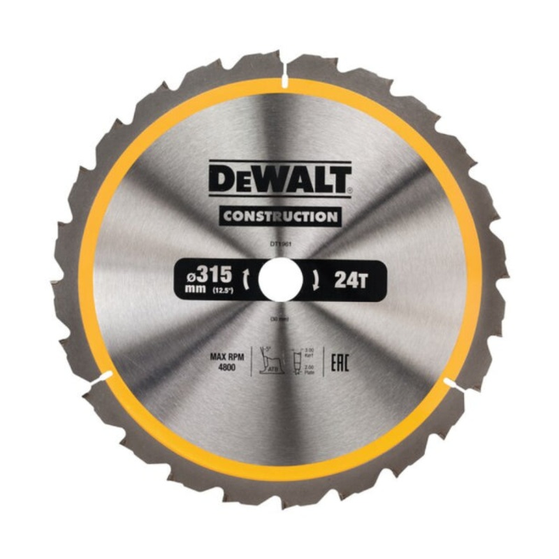 DEWALT Circular Saw Blade 315mm