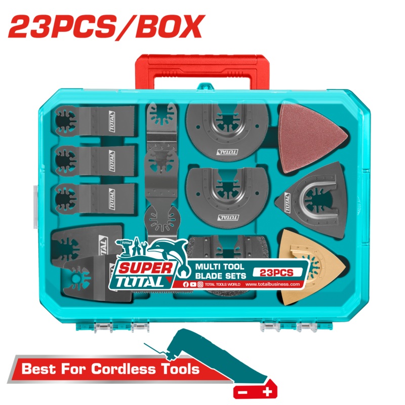 Total 23pcs Multi-Tool Blade Set (TAKTMT2301)