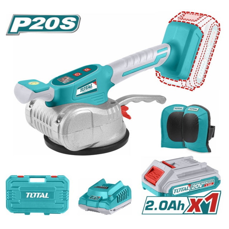 TOTAL Lithium-ion Tile Vibration Machine 20V (TTVLI20101)