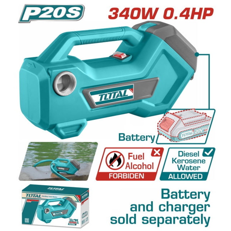TOTAL Lithium-ion transfer pump 20V (TTPLI2001)
