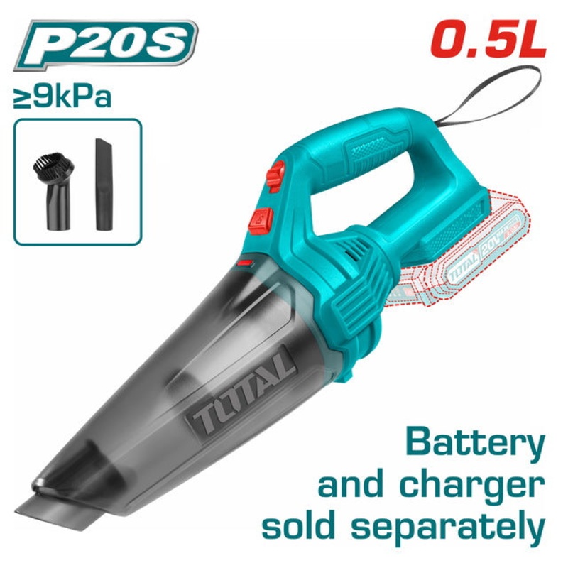 TOTAL Lithium-ion vacuum cleaner 20V (TVLI201261)