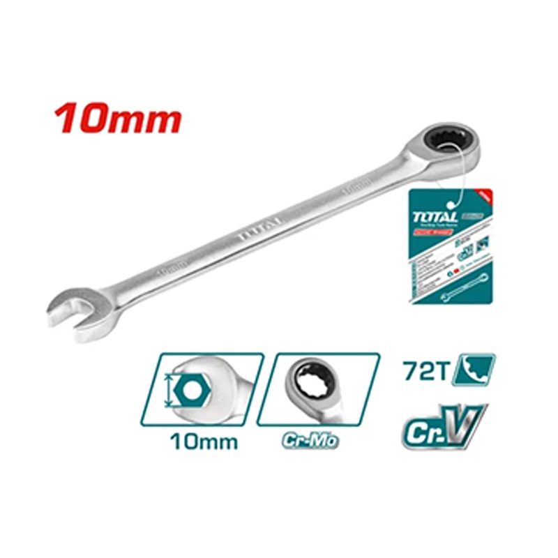 Ratchet Spanner 10mm TOTAL TCSPAR101