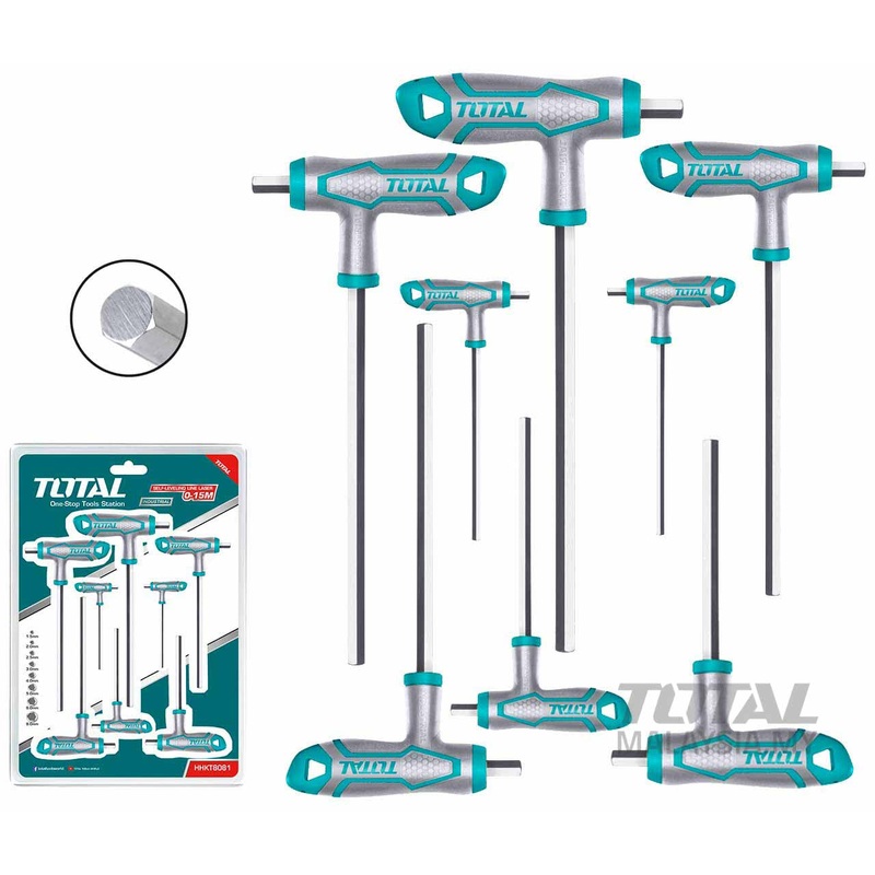 THHW8081 8 Pcs T-handle Hex Wrench Set