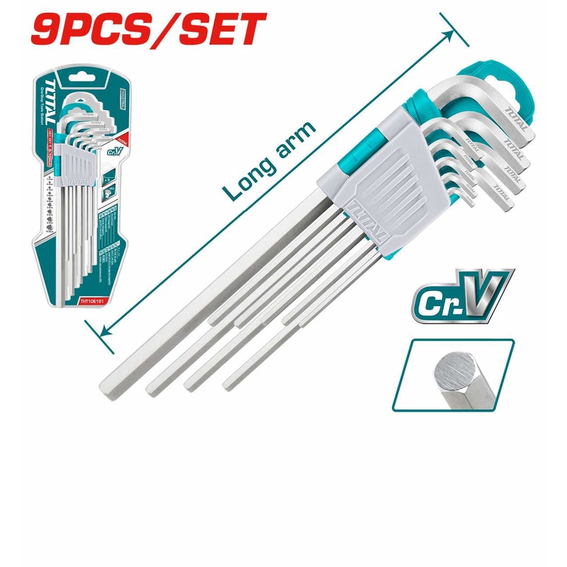 THT106191 9 Pcs Hex Key